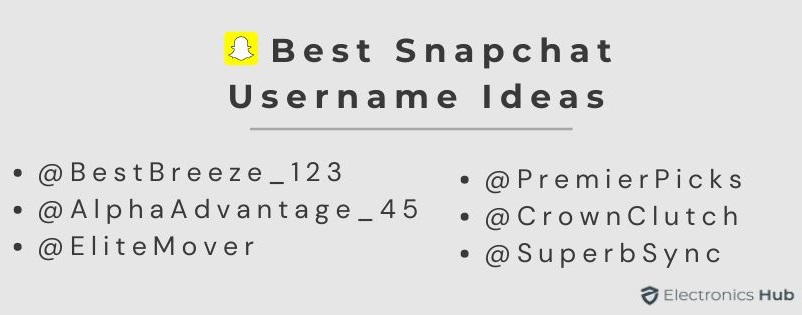 Best Usernames for Snapchat