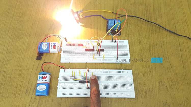 RF Remote Control Circuit for Home Appliances without Microcontroller - 76