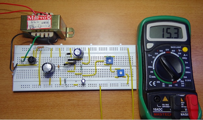 0 28v 6 8a Power Supply Circuit Using Lm317 And 2n3055