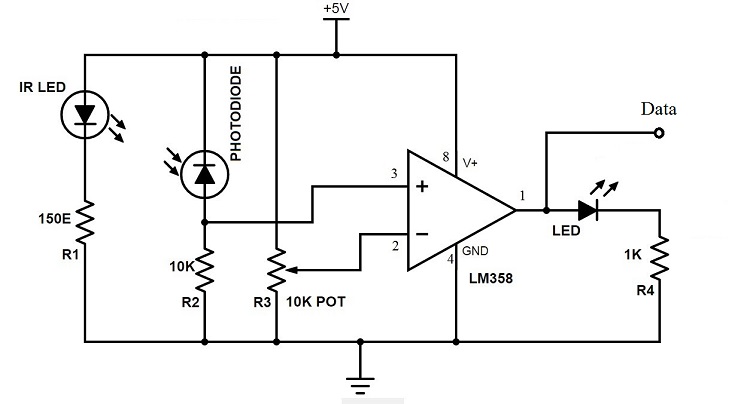 IR Sensor Module Circuit Diagram