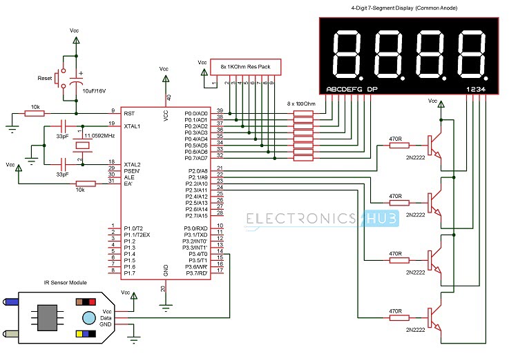 Contactless Digital Tachometer using 8051 Microcontroller - 40