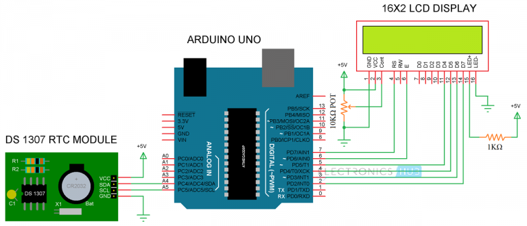 Arduino Real Time Clock Rtc Tutorial Using Ds1307 4786