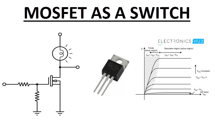 Simple MOSFET Switching Circuit – How to turn on / turn off N
