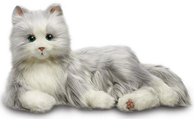 stuffed cats that look real and purr