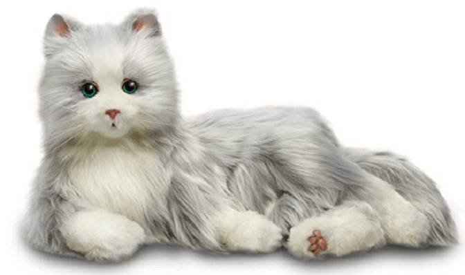 real looking stuffed cat