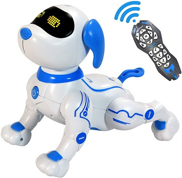 1 PC Intelligent Robot Dog Remote Control Electric Toy Dog