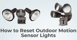 how to reset outdoor sensor lights