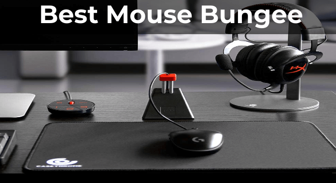  ENHANCE Pro Gaming Mouse Bungee Cable Holder with 4