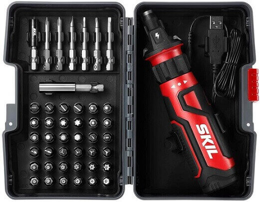NoCry 10 N.m Cordless Electric Screwdriver - with 30 Screw Bits Set,  Rechargeable 7.2 Volt Lithium Ion