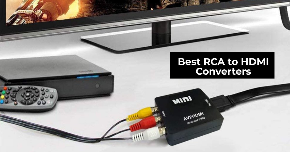Play RCA devices on HDMI Tv's 