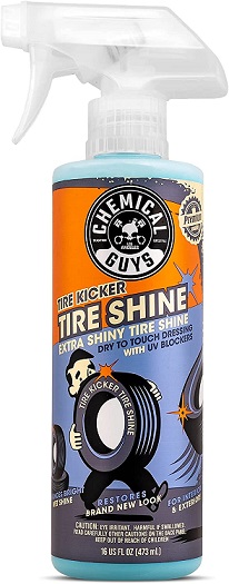  Customer reviews: Carfidant Car Tire Shine Spray Kit - Tire  Dressing & Rubber Protectant - Dark, Wet Look with No Grease and No  Sling! Tire Black Tire Shine with Applicator Pad