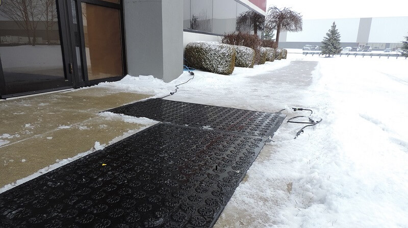 Heated Snow and Ice Melting Stair Mat 10 x 60 - HeatTrak