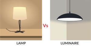LAMP VS LUMINAIRE