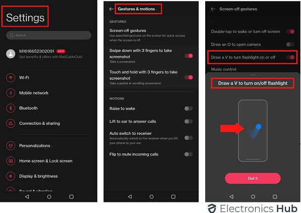 How to Turn Off Flashlight on Android? - ElectronicsHub USA