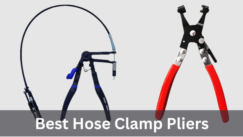 Hose Clamp Pliers Set of 3, Long Reach Wire Spring, 45 Degree Angled, Flat  Band Hose Clamp Pliers, Professional Tools for Automotive Coolant Hose Fuel  Hose Repair, Removal & Installation 
