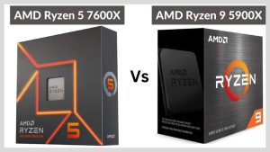 AMD Ryzen 5 7600X vs AMD Ryzen 9 5900X