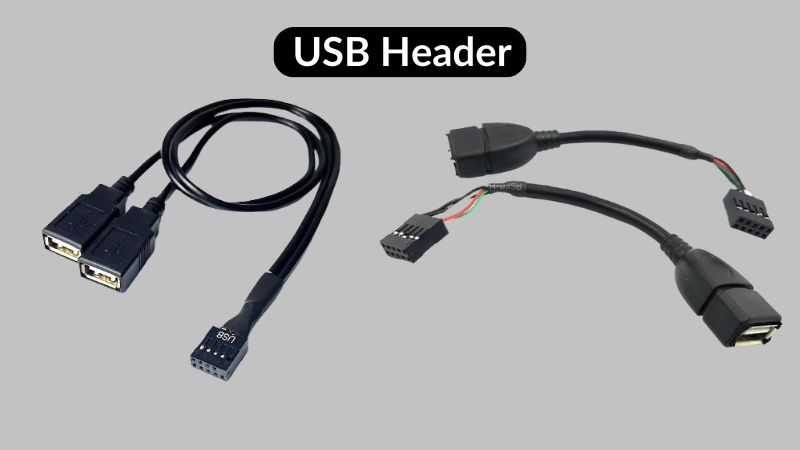 2 Port Internal USB 3.0 Motherboard Header Adapter Cable