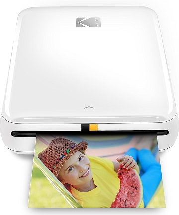 Kodak Photo Printer Mini 2 - Printer - color - dye sublimation - 2.1 in x  3.4 in - Bluetooth, NFC - glossy white