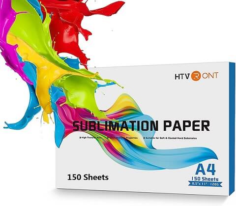 Printers Jack Light Color Sublimation Paper All Inkjet Printers A4 8.5x11  inch 120 gsm - 100 sheets 