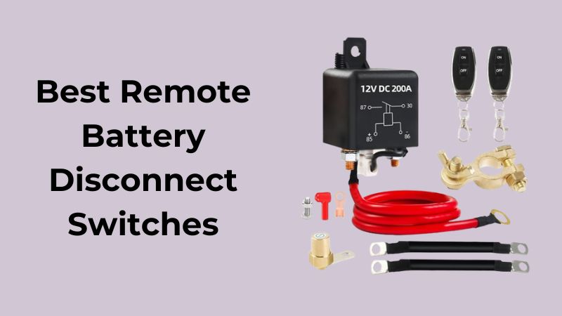 Remote Battery Disconnect Kit Install COZYEHOO 