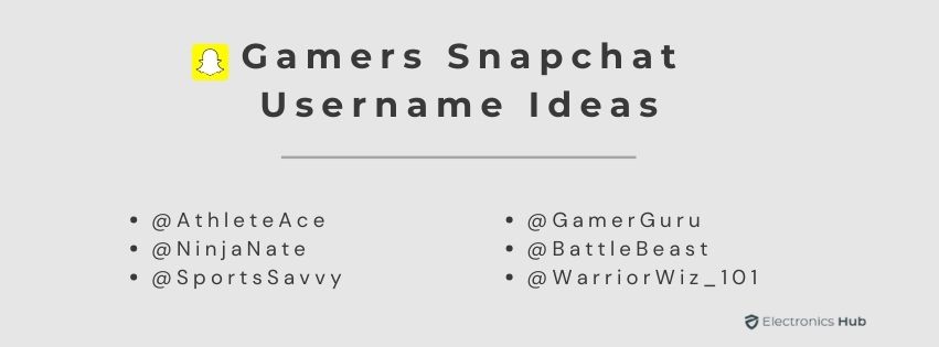 Gamers Snapchat Usernames