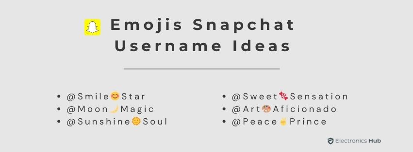 Emojis Snapchat Usernames