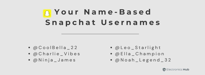 Name-Based Snapchat Usernames