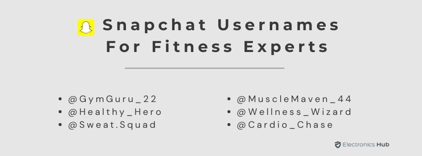 Snapchat Usernames for Fitness Experts