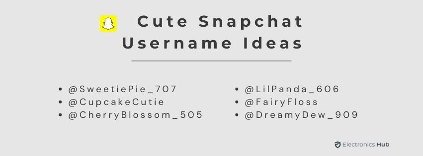 Cute Snapchat Usernames
