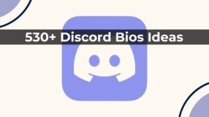 Discord Bios Ideas