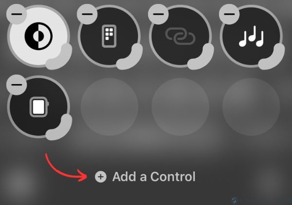 Add control - iOS 18