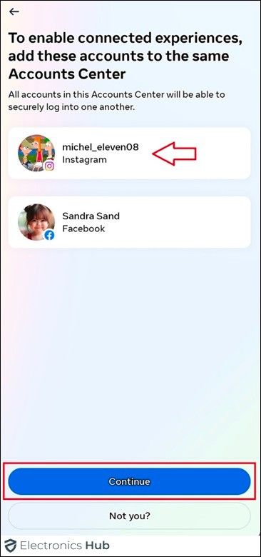 Connect Account-how do i connect facebook to instagram