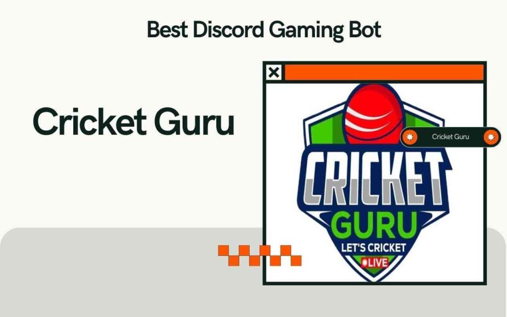 CricketGuru Discord Gaming Bot