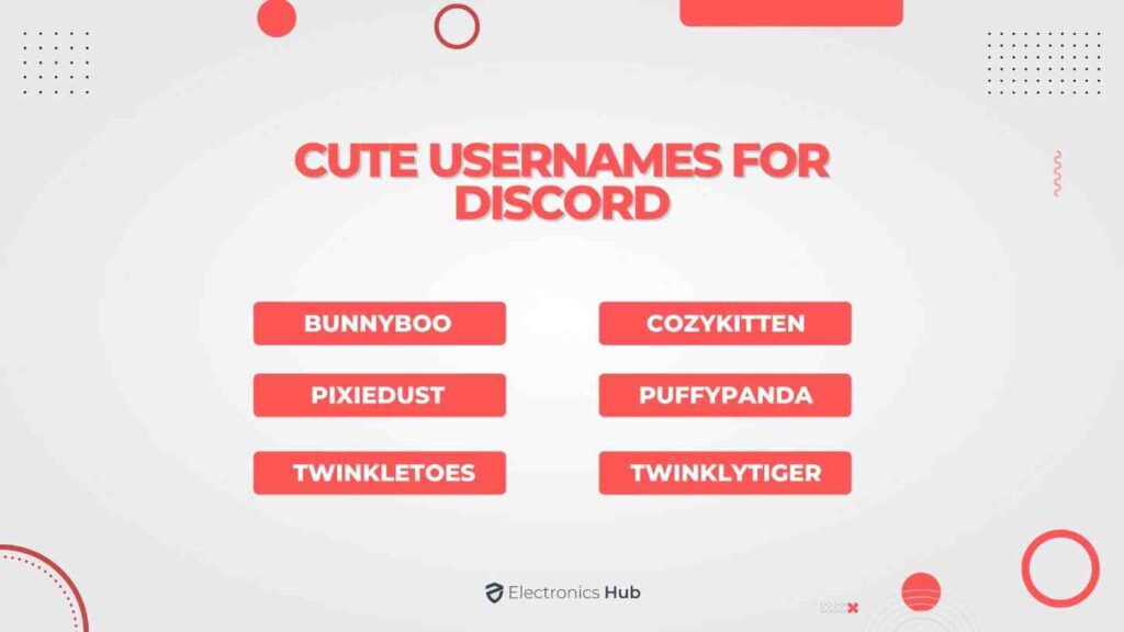 Cute Usernames For Discord