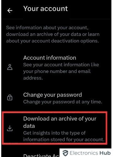 Download an archive of your data-find deleted tweets