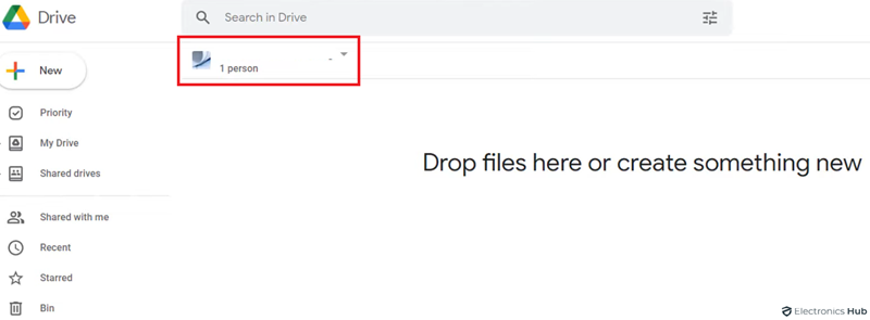 Drop Files - google drive to share files