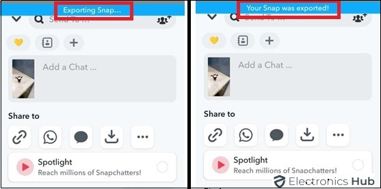 Export the Video-How to save a snapchat video to camera roll