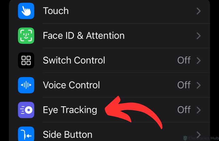 Eye tracking - iOS 18