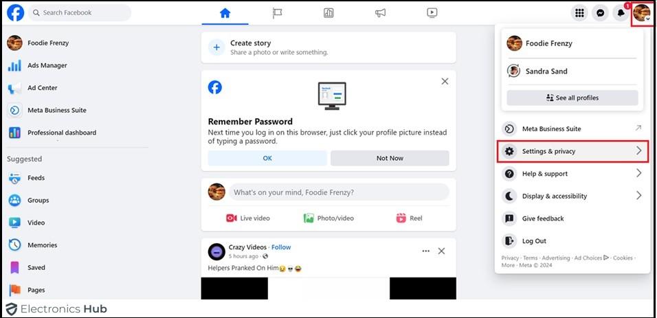 Facebook Business Page-how to connect instagram to facebook business page