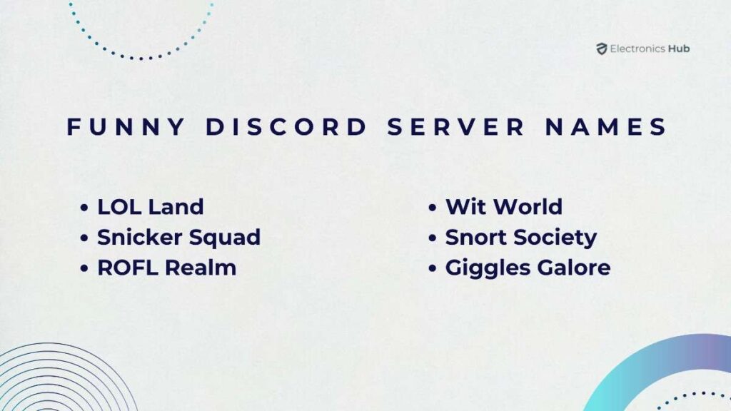 Funny Discord server names