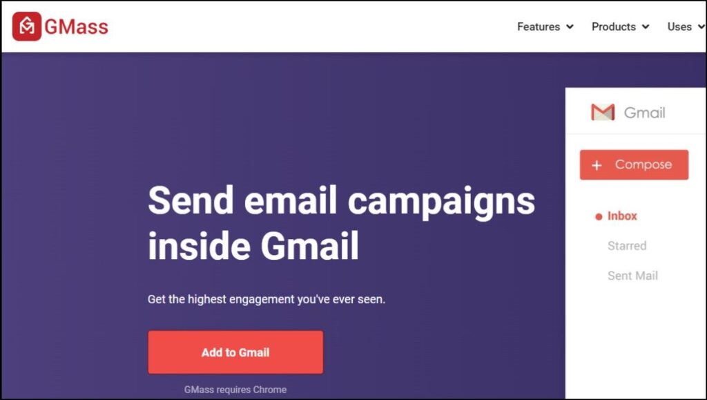 GMass-Send 10000 Emails In Gmail