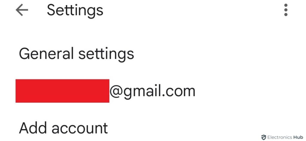 Gmail account- Android