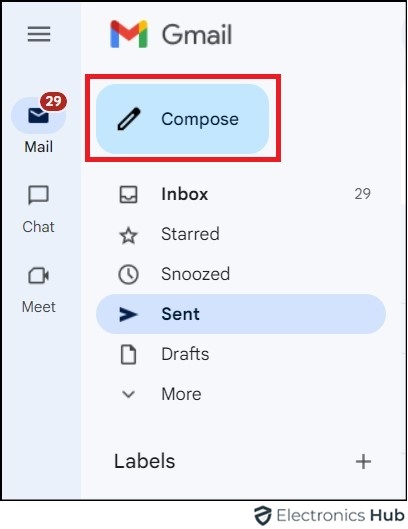 Gmail compose-Desktop