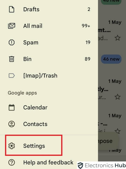Gmail mobile settings 1