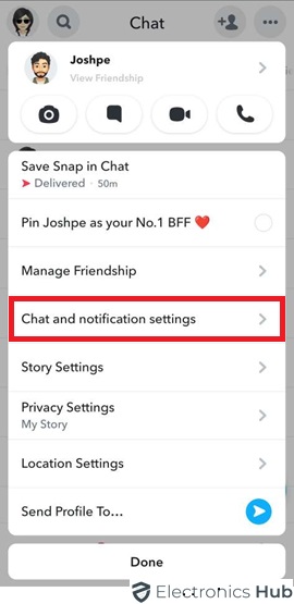 Go to Chat settings to unpin someone