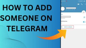 HOW TO ADD SOMEONE ON TELEGRAM