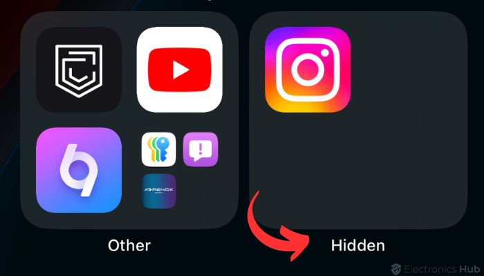 Hidden folder - iOS 18