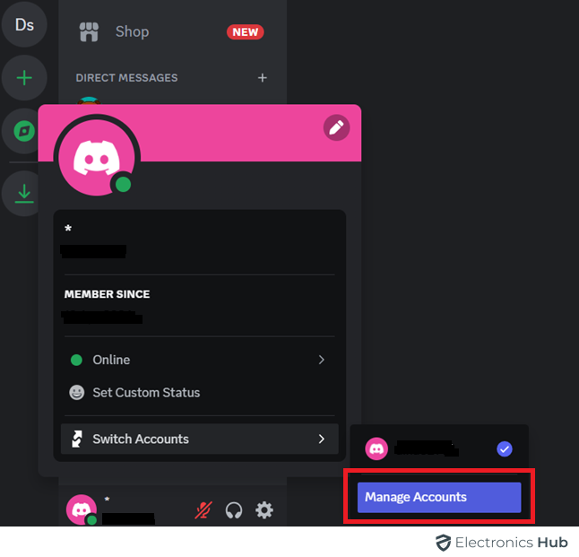 Manage Accounts - Multiple accounts with Discord