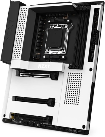 NZXT N7 B650E White Motherboard