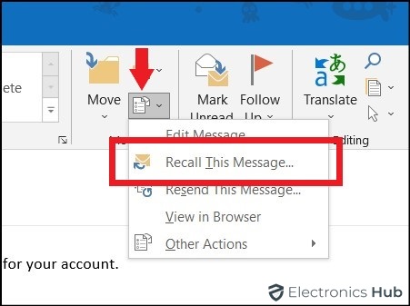 Recall message-how do i recall an email in outlook